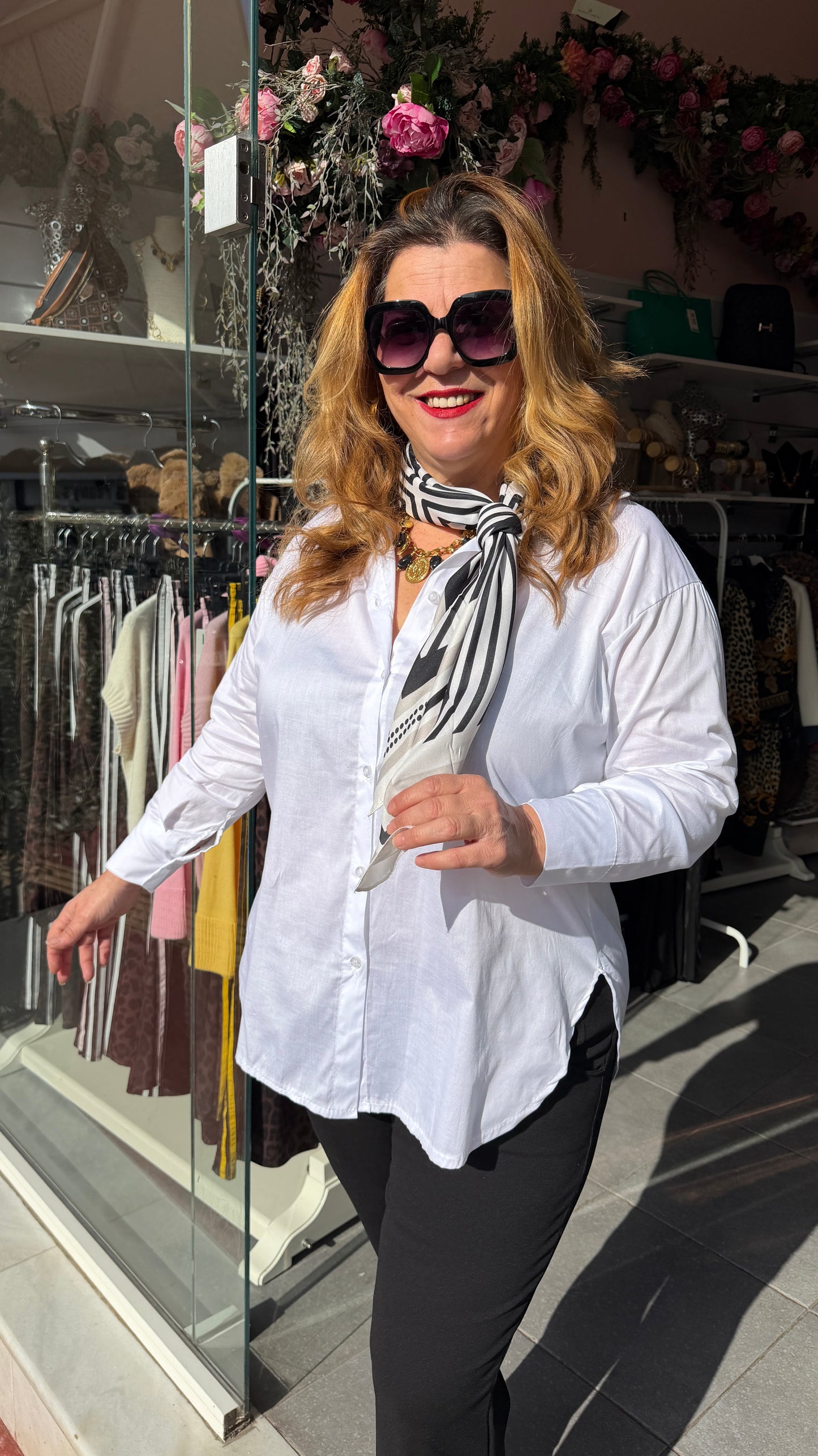 Πουκάμισο Ποπλίνα Άσπρο-2