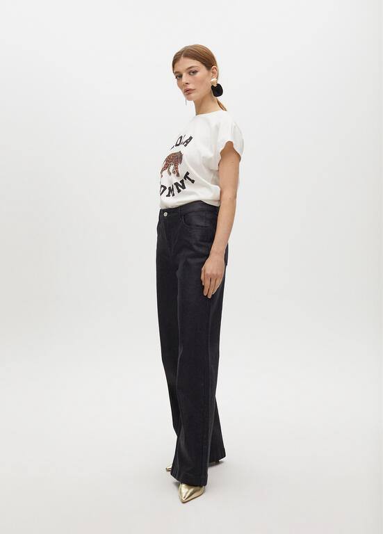 LOLA CASADEMUNT Βαμβακερό t-shirt με στρας