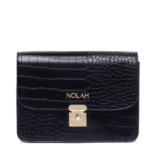 Nolah Enriketa Γυναικεία Τσάντα Χιαστί Μαύρη