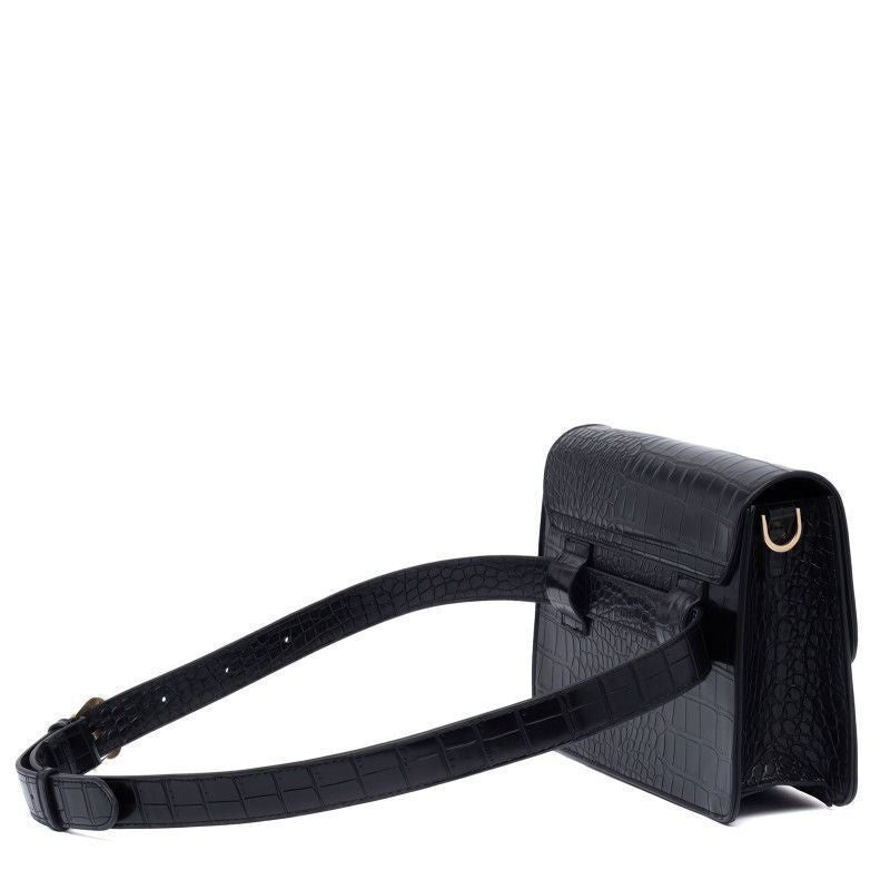 Nolah Enriketa Γυναικεία Τσάντα Χιαστί Μαύρη