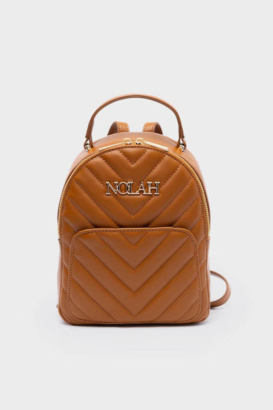 NolahAbby Γυναικεία Τσάντα Πλάτης Καφέ