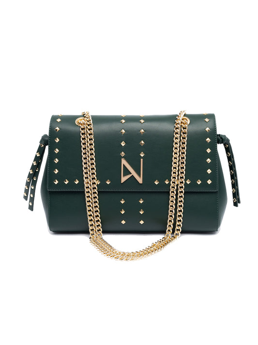 Nolah Lydia Γυναικεία Τσάντα Ώμου Πράσινη