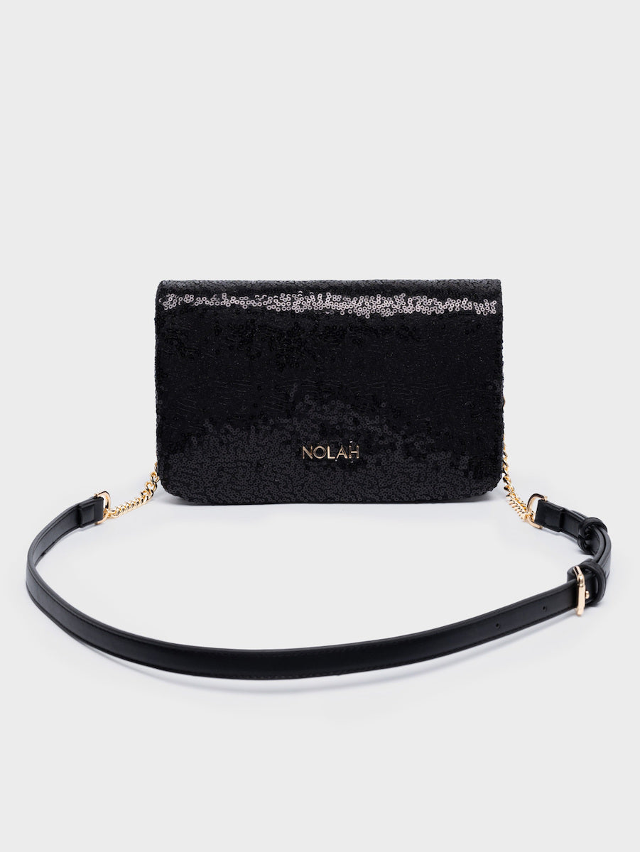 Nolah Briggite Γυναικεία Τσάντα Ώμου Μαύρη