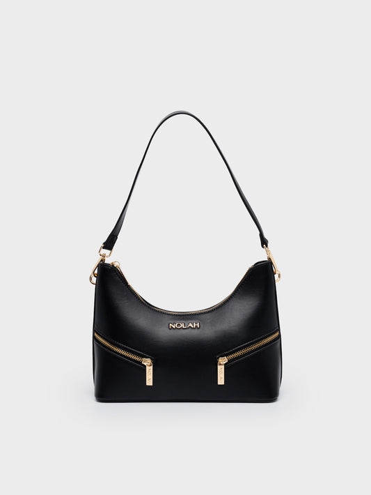 Nolah Ozon Black Light Γυναικεία Τσάντα Ώμου Χρυσή