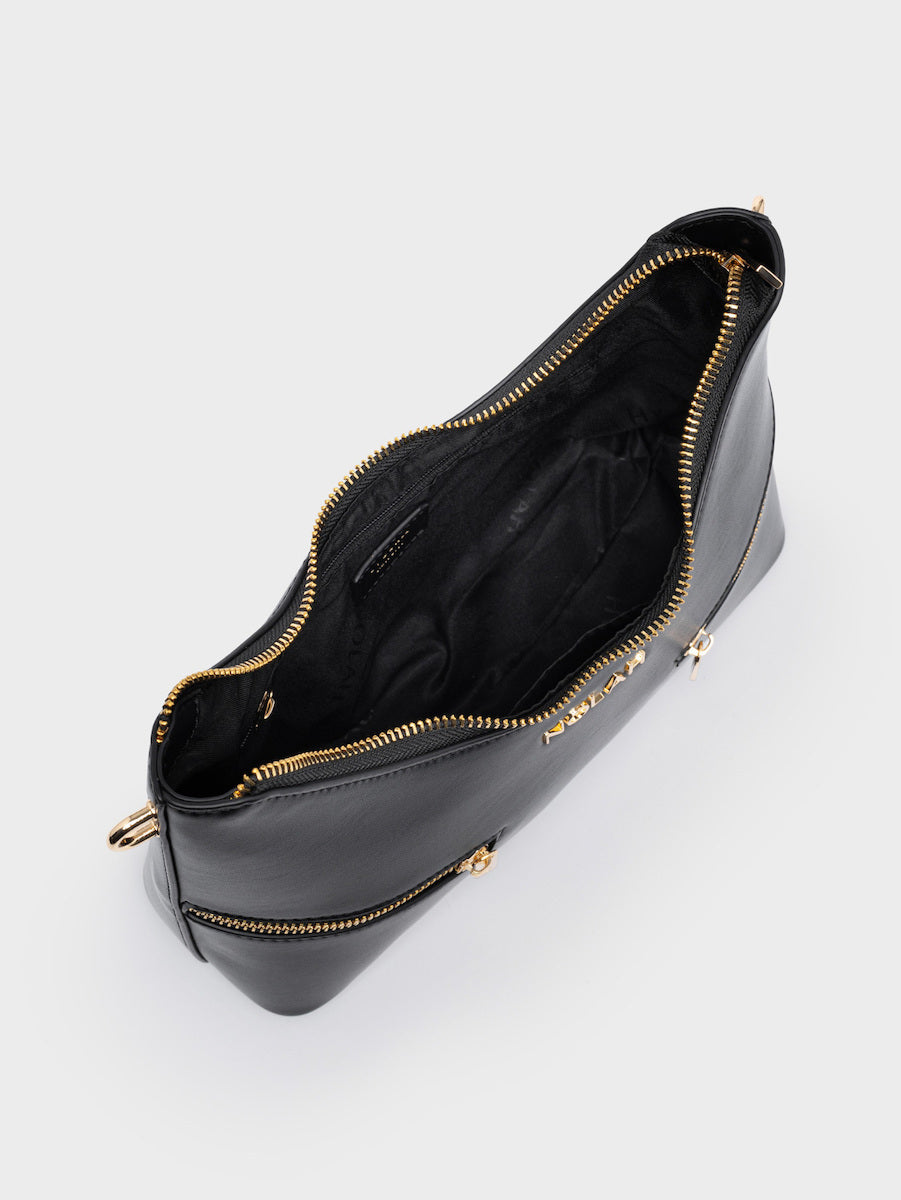 Nolah Ozon Black Light Γυναικεία Τσάντα Ώμου Χρυσή