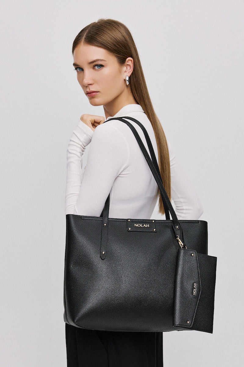 Nolah Serenity Σετ Γυναικεία Τσάντα Ώμου Μαύρη