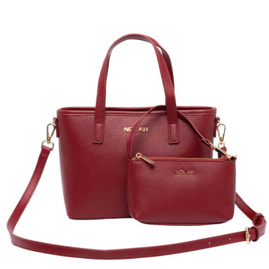 Nolah Roma Γυναικεία Τσάντα Χειρός Κόκκινη