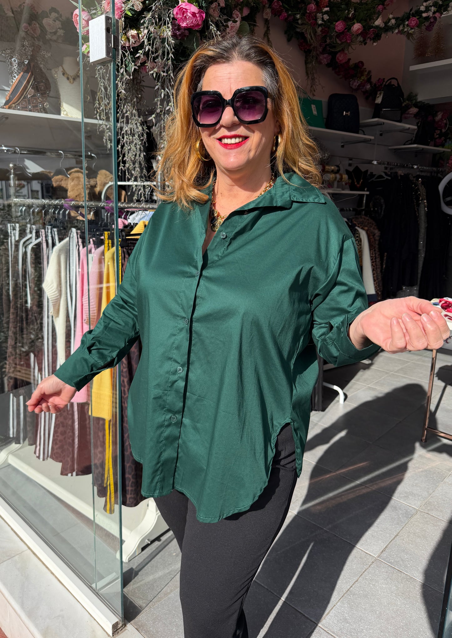 Πουκάμισο Ποπλίνα Κυπαρισσί-3