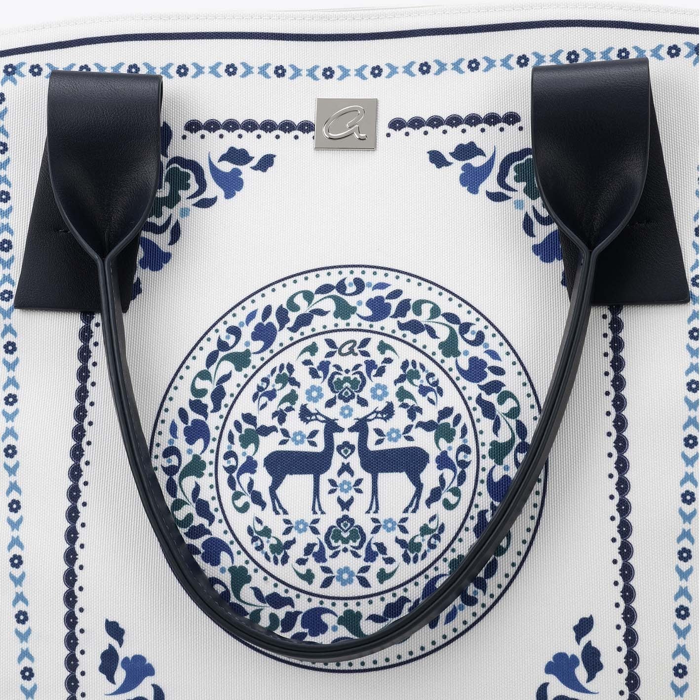 Axel Indora Τσάντα Θαλάσσης με Mosaic Print Μπλε - Μπλε