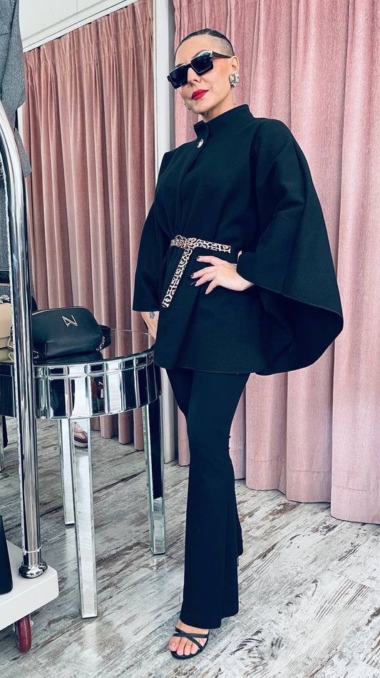 Καπα με ζώνη ανιμαλ ΜΑΥΡΟ-1