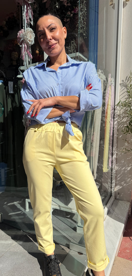 Πουκάμισο Ριγέ μαρινιερα γαλάζιο-1