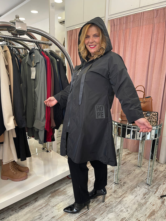 Αδιάβροχο μαύρο –1