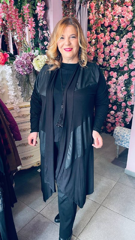 ΖΑΚΕΤΑ ΜΑΚΡΥΑ ΑΝΟΙΧΤΗ ΜΕ ΔΕΡΜΑΤΙΝΗ	ΜΑΥΡΟ