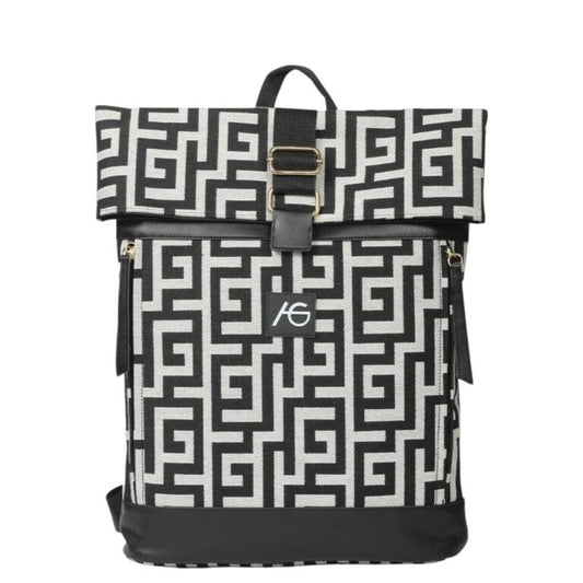 ARI GORGIO ΣΑΝΤΑ ΠΛΑΤΗΣ ΜΑΙΑΝΔΡΟΣ ΤΕΤΡΑΓΩΝΗ ΑΣΠΡΟ ΜΑΥΡΗ