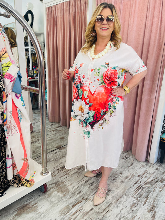 εμιζιέ Φόρεμα με Λινή Αίσθηση – Στυλ, Άνεση & Αέρινη Κάλυψη