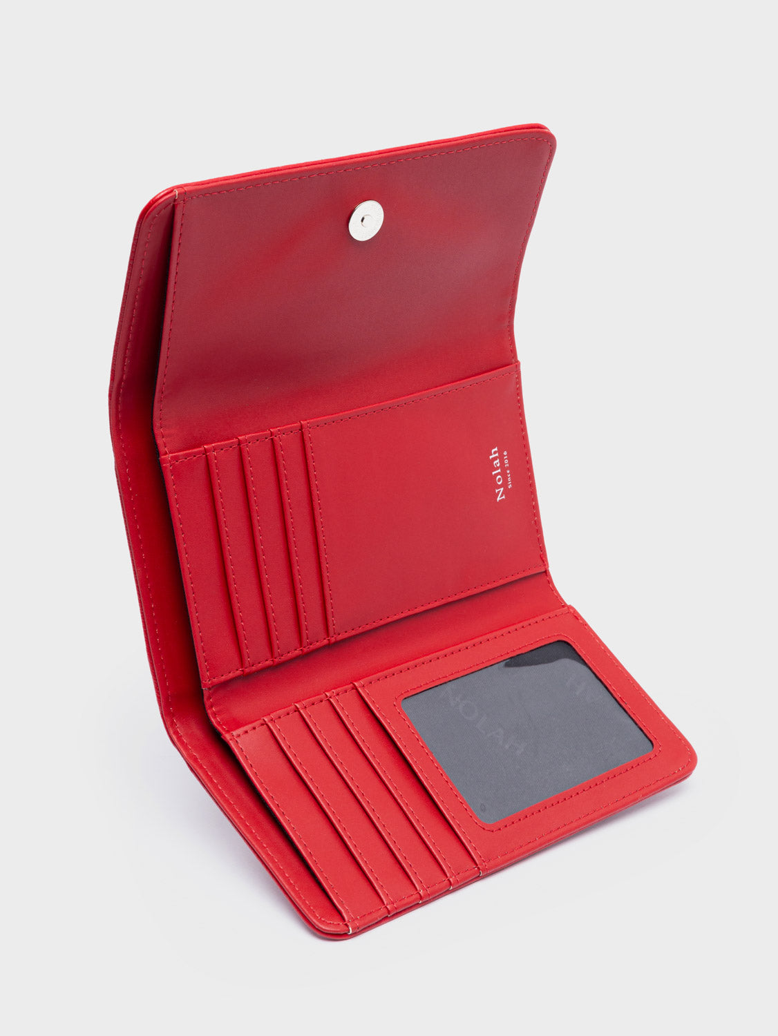 NOLAH πορτοφόλι Kamala Red Silver