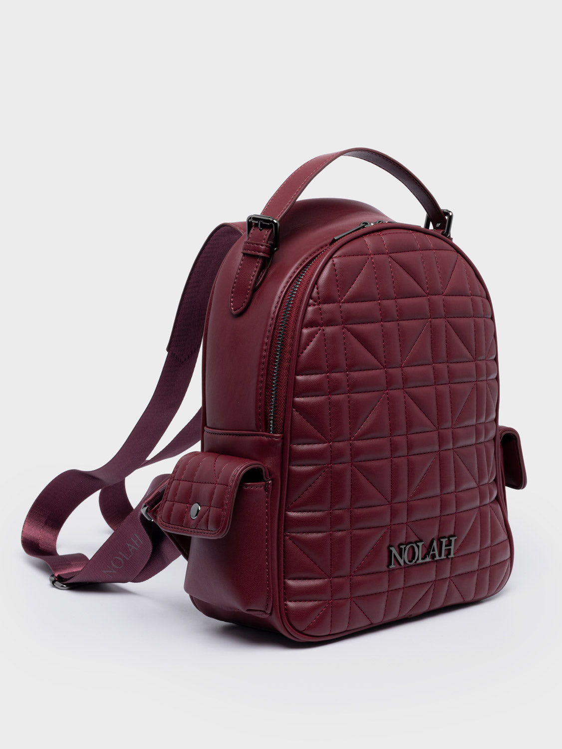 Click to enlarge NOLAH τσάντα Landon Burgundy Gun