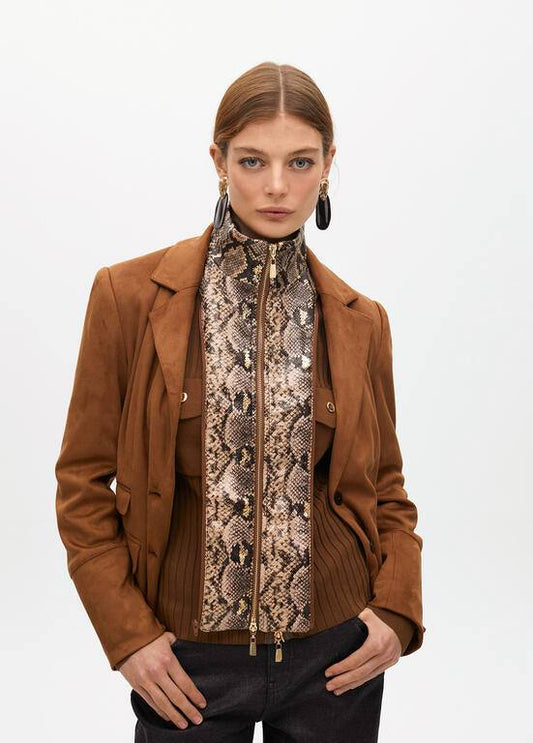 LOLA CASADEMUNT Σακάκι καστόρινο ταμπά