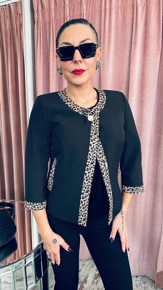 Vagias ΚΛΑΣΣΙΚΟ ΚΟΝΤΟ ΜΕ ΛΕΟΠΑΡ ΛΕΠΤΟΜΕΡΕΙΕΣ	ΜΑΥΡΟ