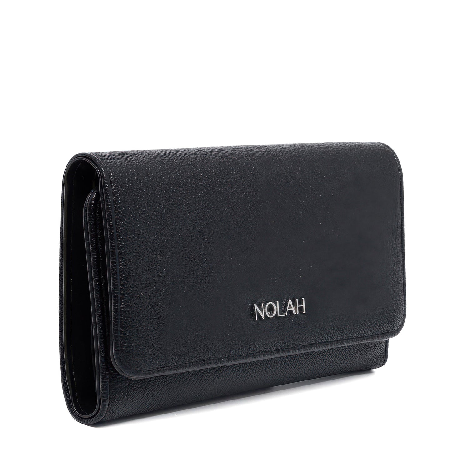 NOLAH πορτοφόλι Kamala Black Silver