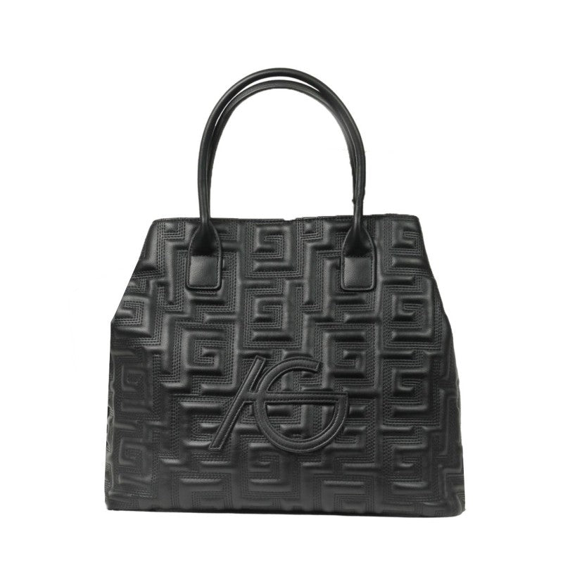 Ari Gorgio Xειροποίητη τσάντα χειρός μαύρη Barbariccia